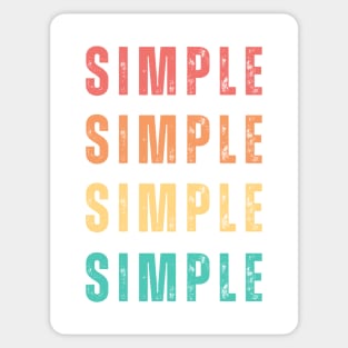 Simple Text Repeated Pattern Design Sticker